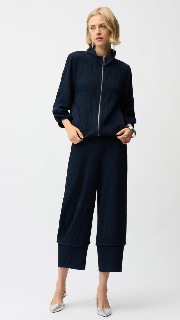 Joseph Ribkoff Seersucker Balloon Pull-On Pants