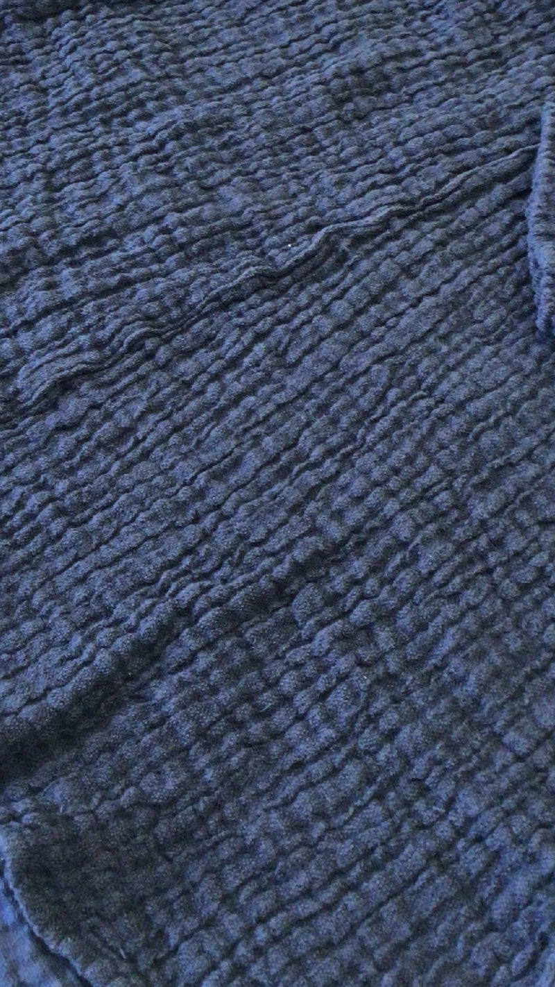 Flared Crinkle Linen, Cotton Tunic and Lantern Pant