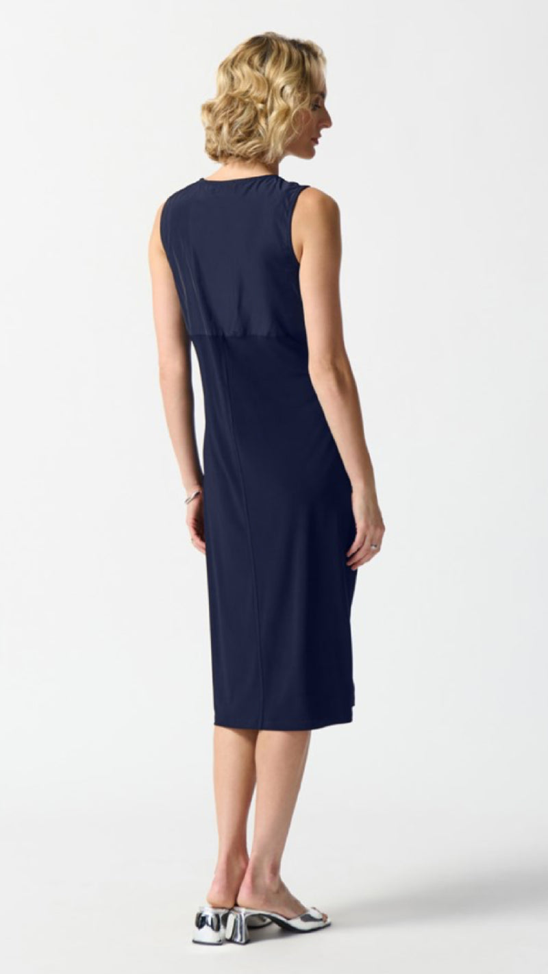 Joseph Ribkoff Silky Knit Cocoon Dress with Pockets