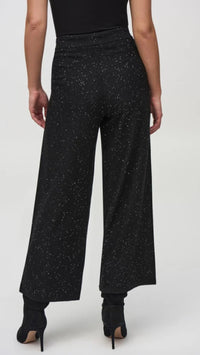 Joseph Ribkoff Sequinned Sweater Knit Culotte Pants
