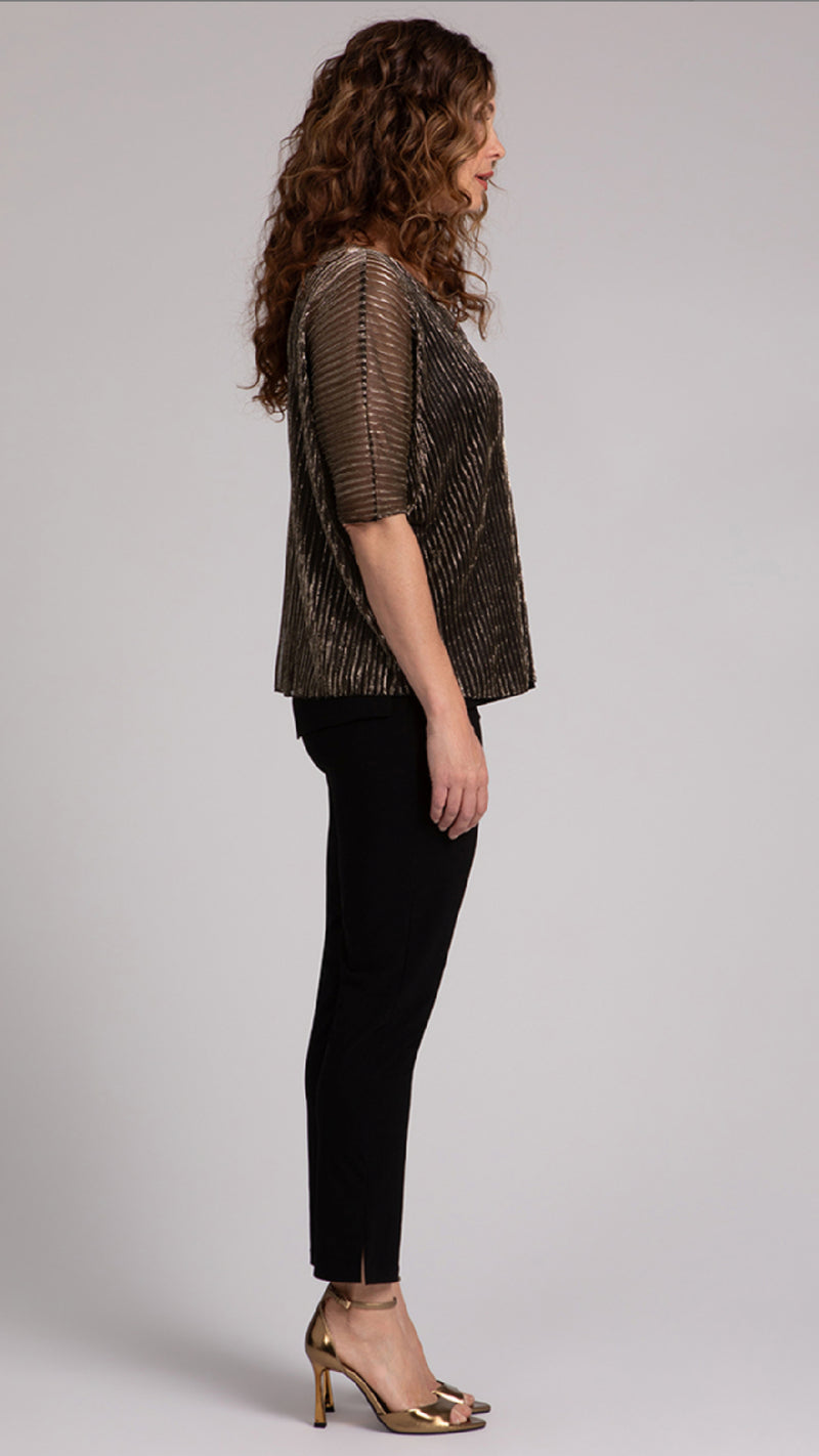 Nu Clip Top, Pleated Mesh (Sale)