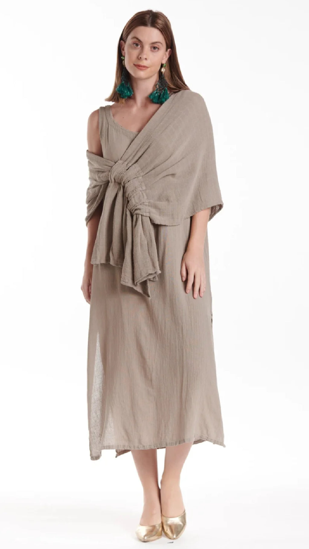 Marie Cotton Gauze Shawl