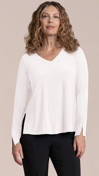 Suitable Split Sleeve Top, 3/4 Sleeve