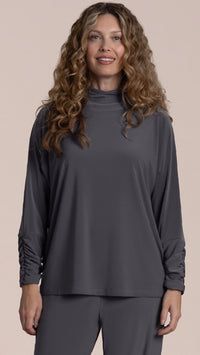 Eco Slouch Turtle Neck Top