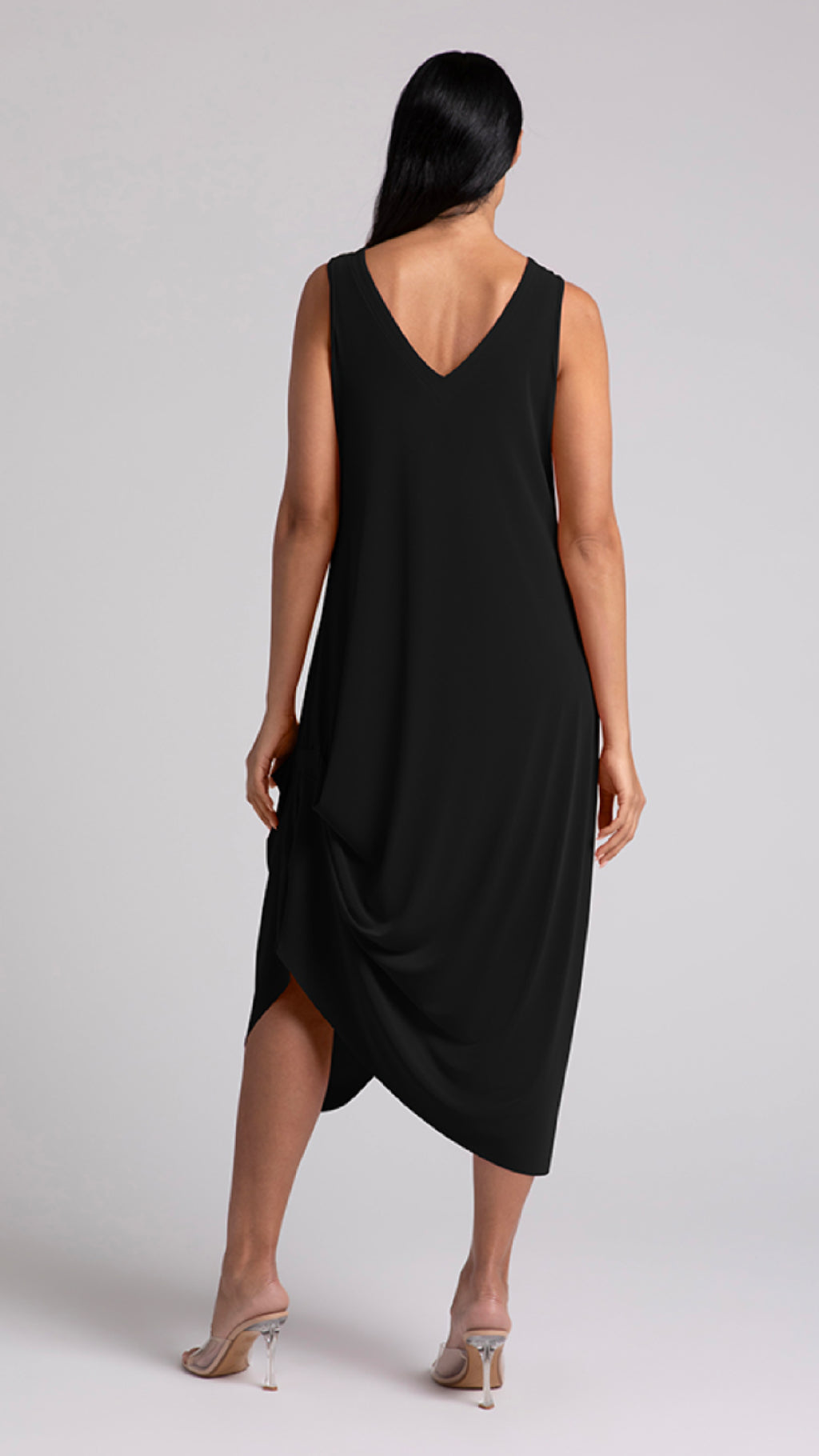 Sleeveless Drama Dress