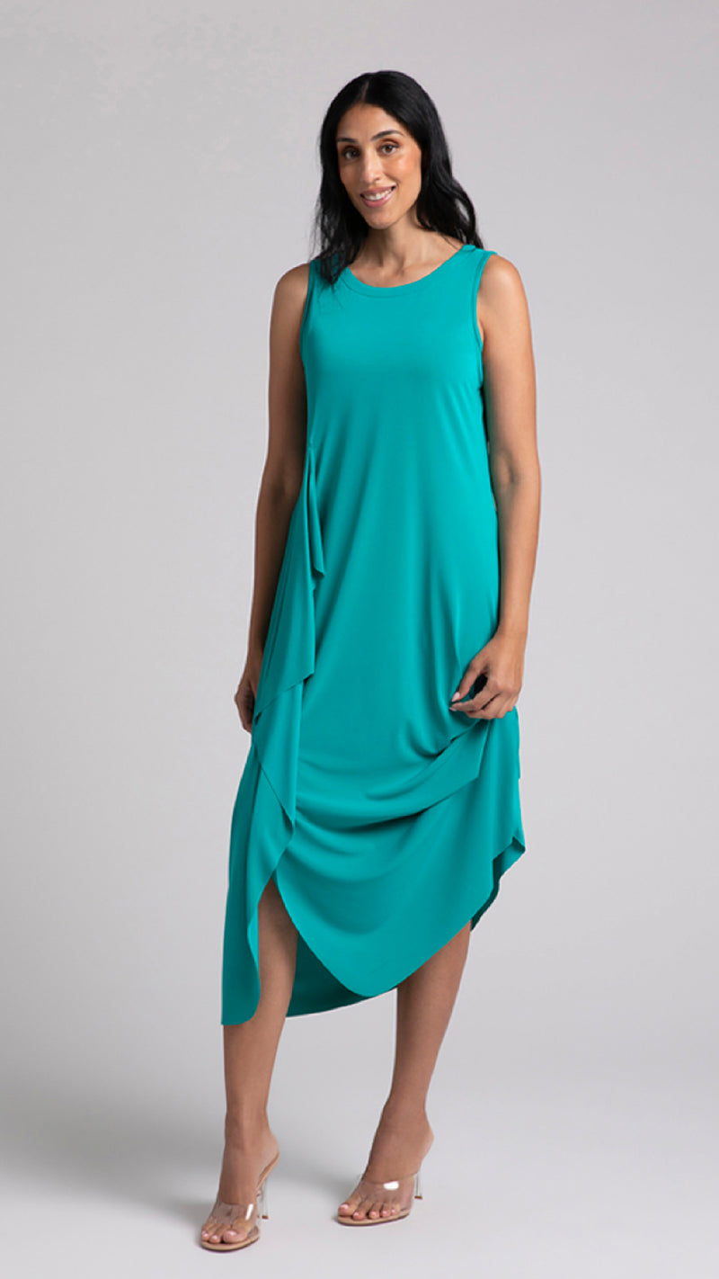 Sleeveless Drama Dress