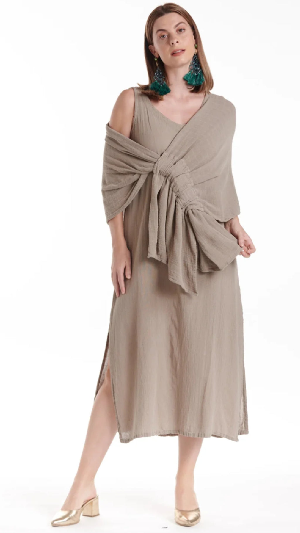 Marie Cotton Gauze Shawl