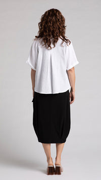 Cotton Gauze Half Sleeve Bolero Shirt (Sale)
