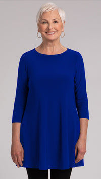 Trapeze Tunic, 3/4 Sleeve