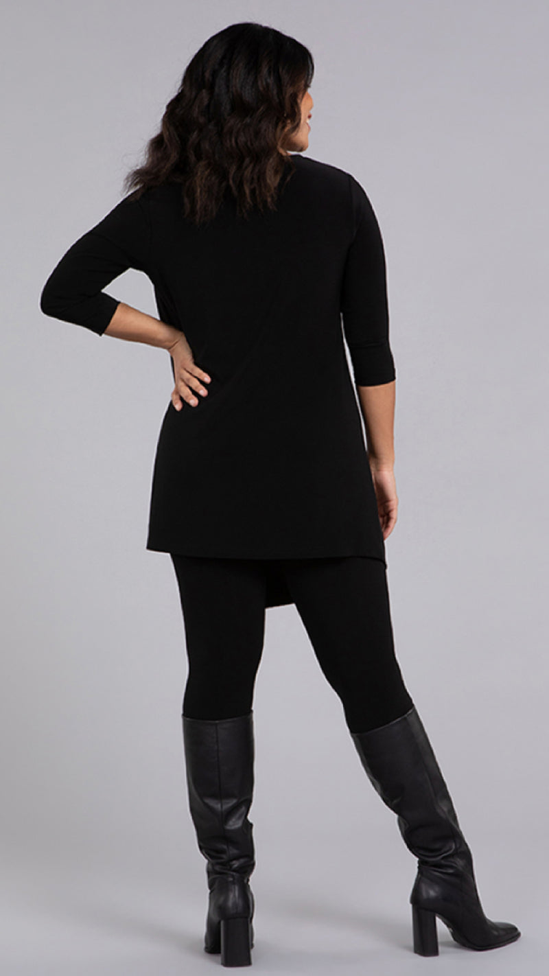 Side Twist Tunic, 3/4 Sleeve (Sale)