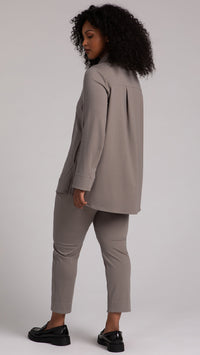 Hepburn Shacket, LT WT Ponte (Sale)