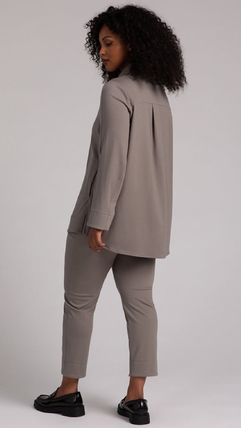Hepburn Shacket, LT WT Ponte (Sale)