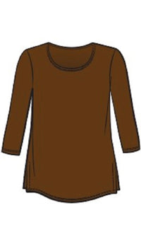 Go To Classic T-Relax, 3/4 Sleeve-Solid Colours (selected colours on Sale)