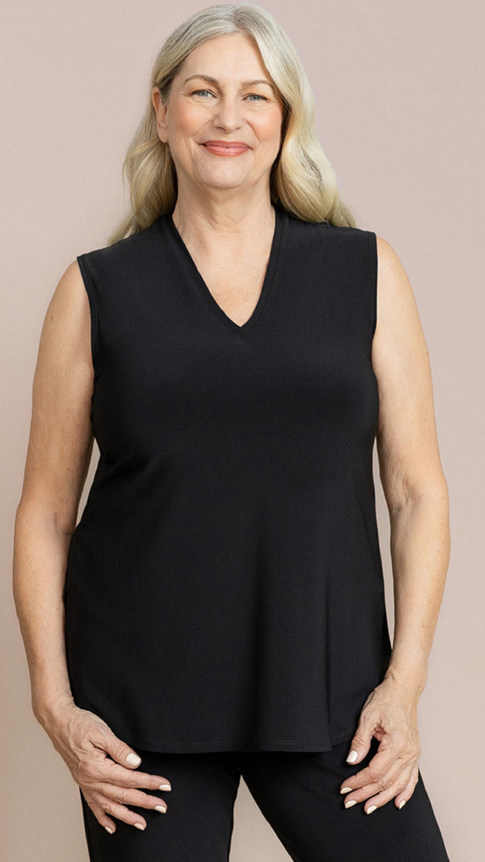 Go To Narrow V-Neck Tank