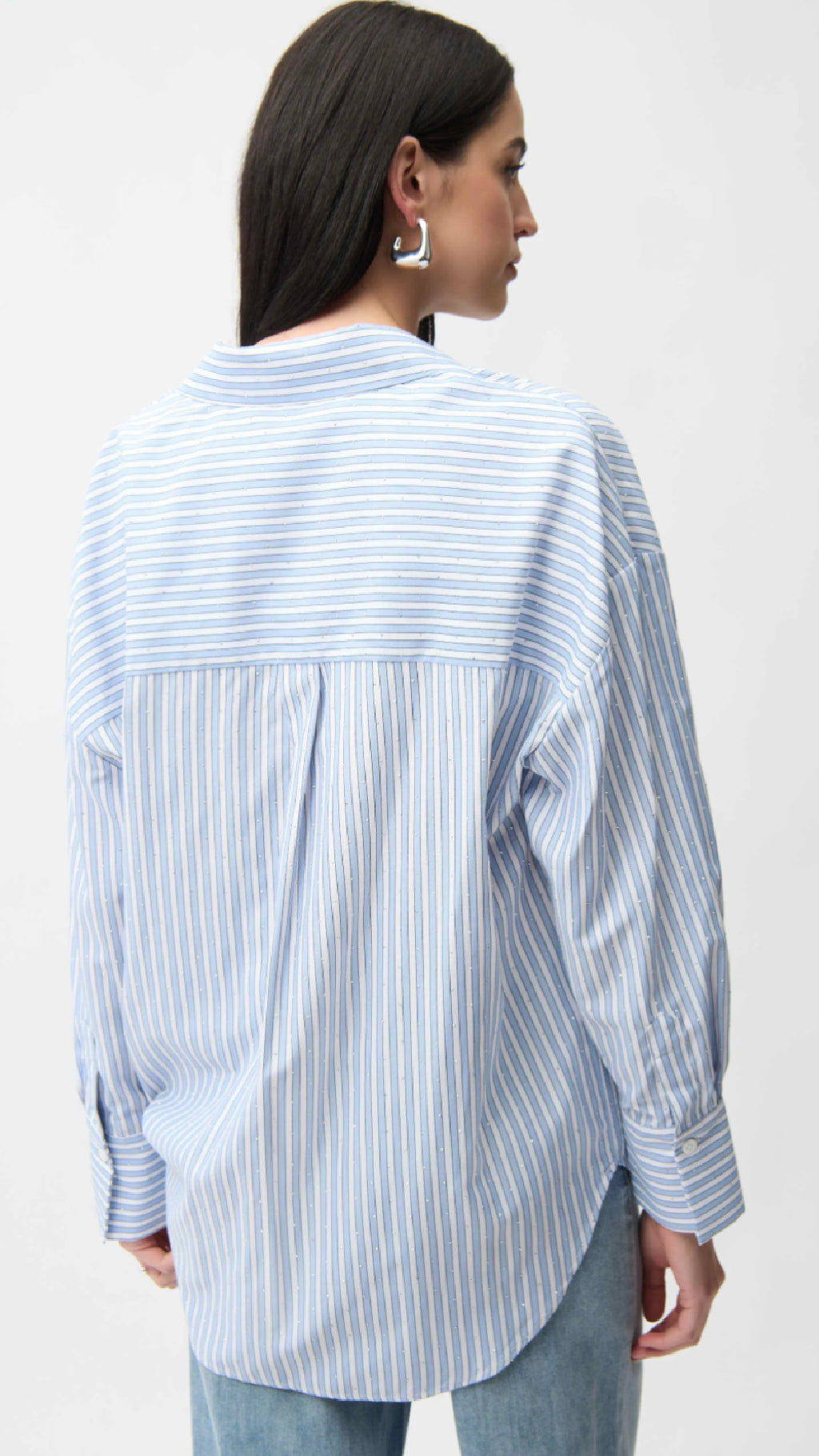 Joseph Ribkoff Tercel Stripe Boxy Blouse