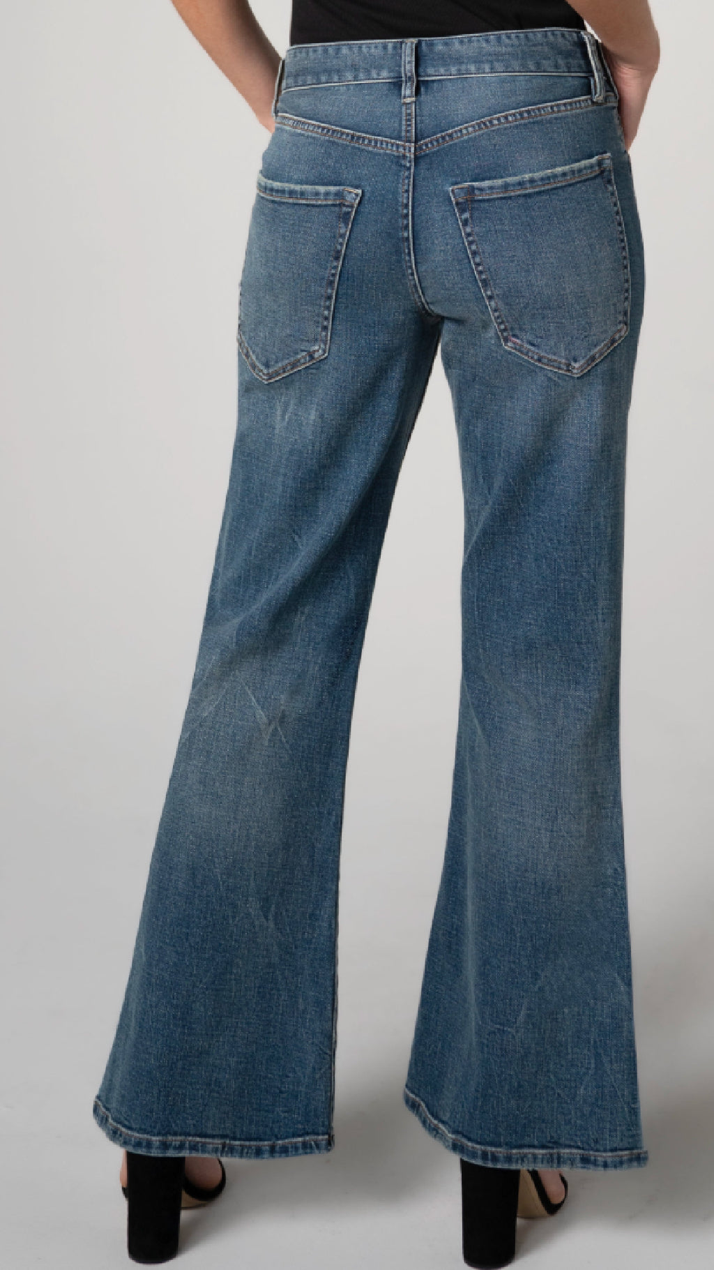 Petite Dakota Loose Flare-Rose Star