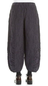 Flared Crinkle Linen, Cotton Tunic and Lantern Pant
