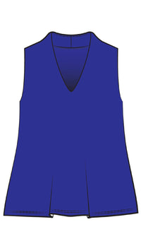 Deep V Trapeze Tank-Solid Colors