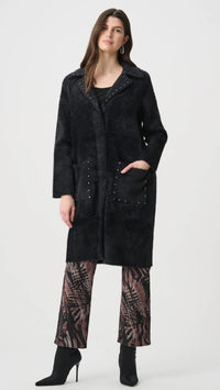 Joseph Ribkoff Studded Sweater Coat