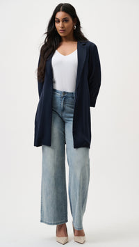 Joseph Ribkoff-Goldie/Classic Wide-Leg Stretch Jeans