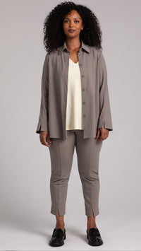 Hepburn Shacket, LT WT Ponte (Sale)