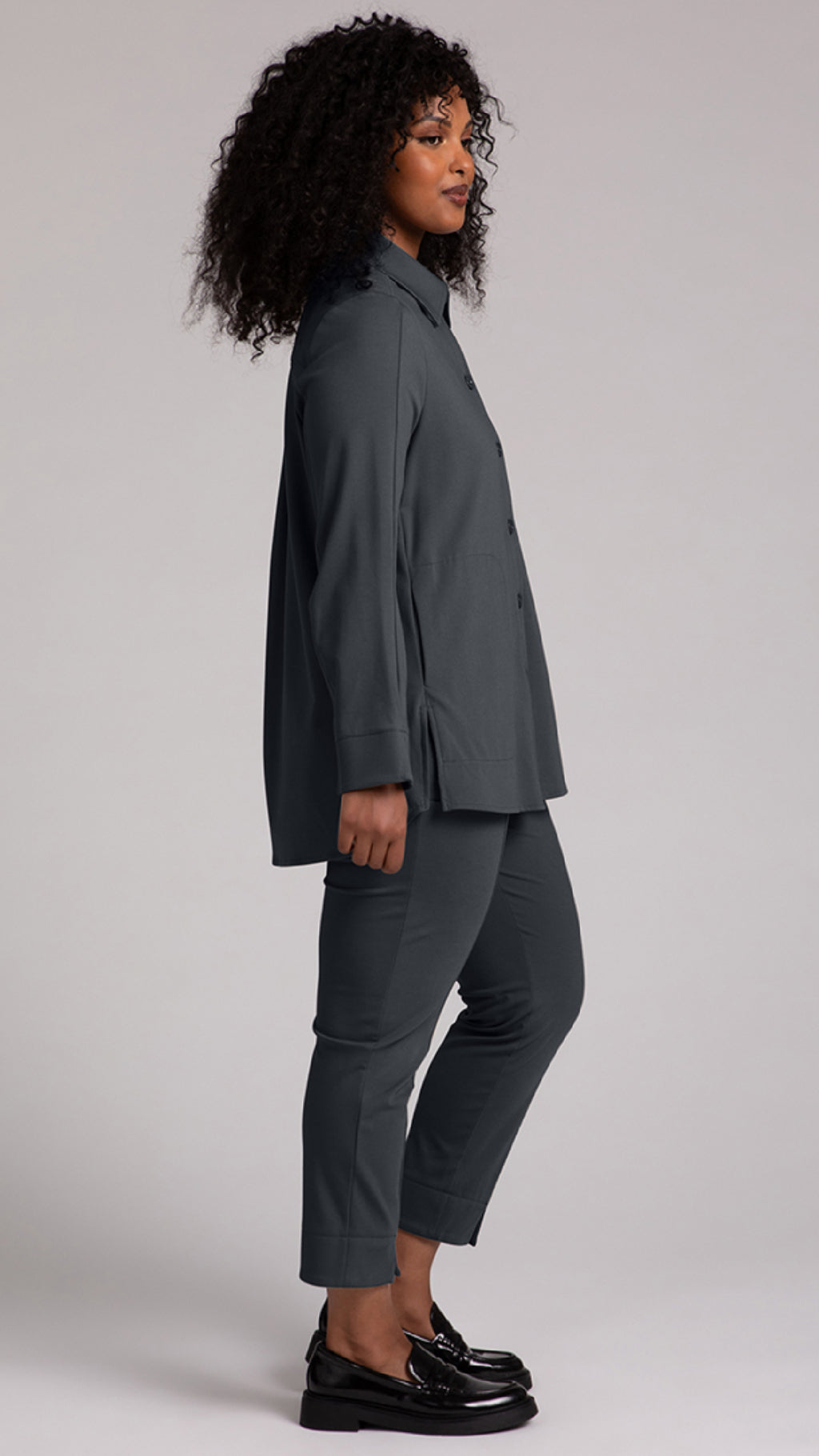 Hepburn Shacket, LT WT Ponte (Sale)