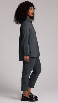 Hepburn Shacket, LT WT Ponte (Sale)