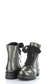PAULIE Pewter Round Toe Boots