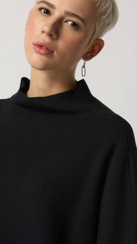 Funnel Neck Boxy Top