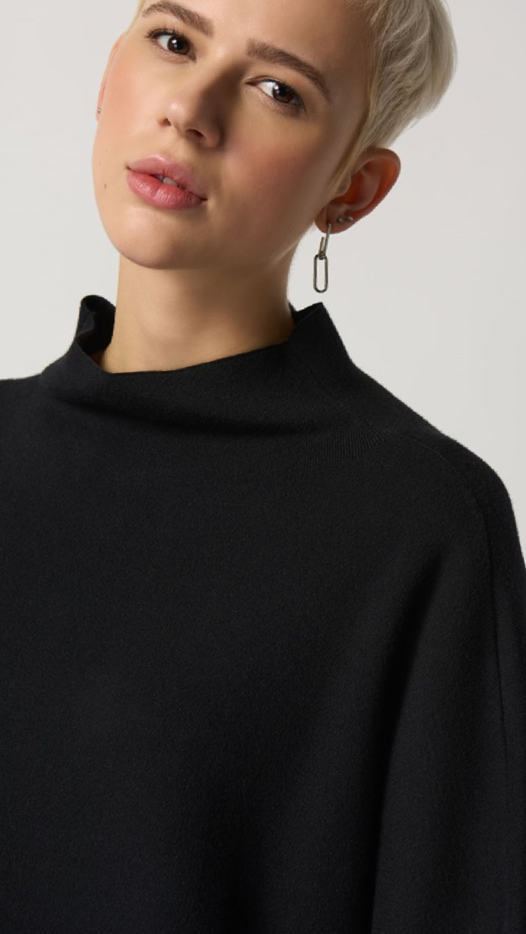 Funnel Neck Boxy Top (Sale)