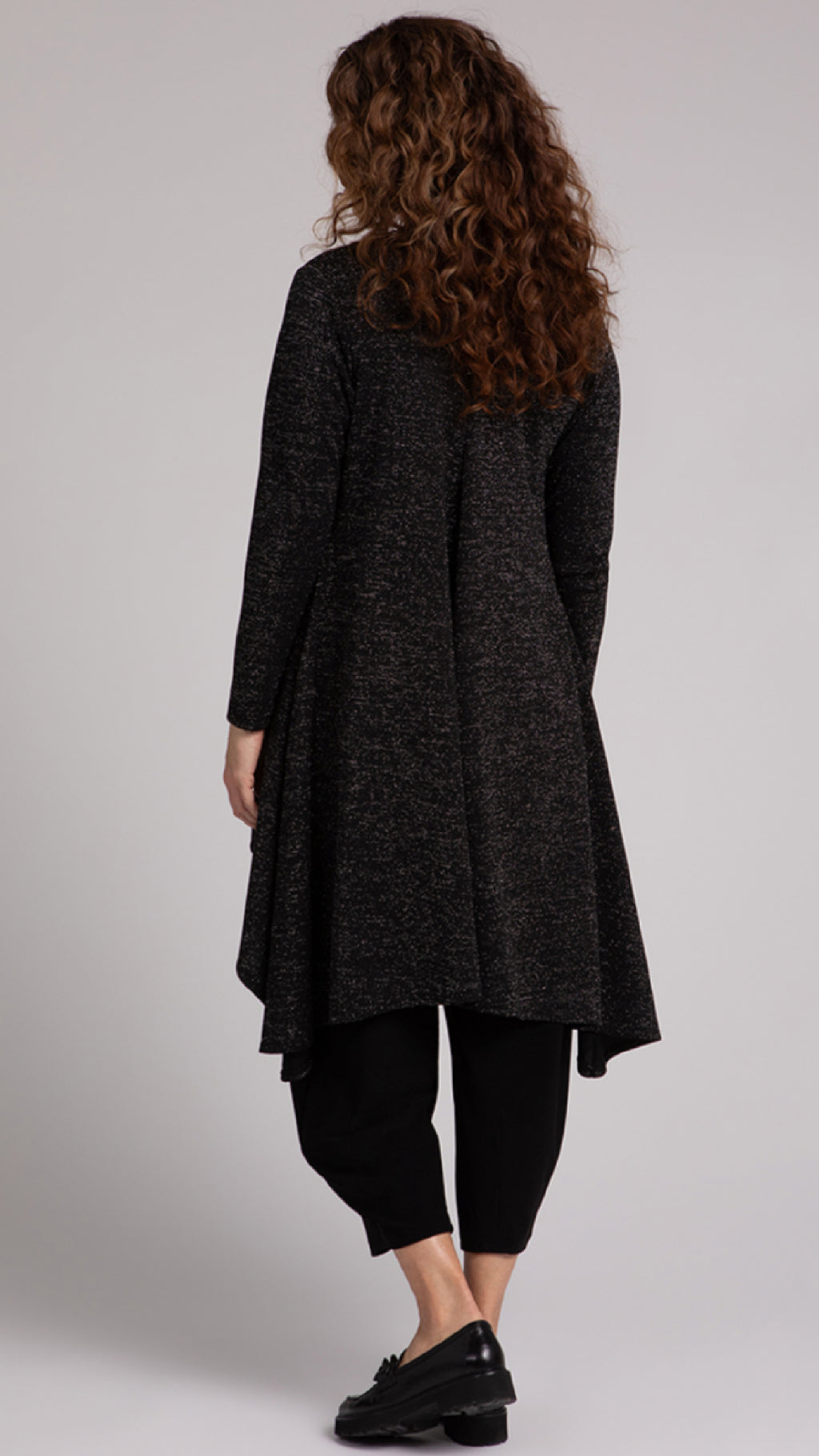 Flutter Duster Cardigan, Metallic Pique (Sale)
