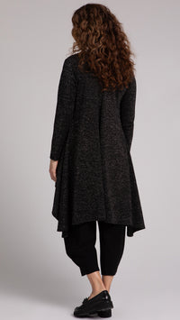 Flutter Duster Cardigan, Metallic Pique (Sale)