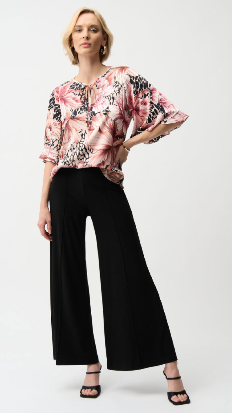 Silky Knit Pull-On Wide Pants (New Spring)