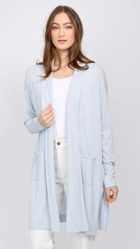 Drop Shoulder, Long Sleeve Cardigan