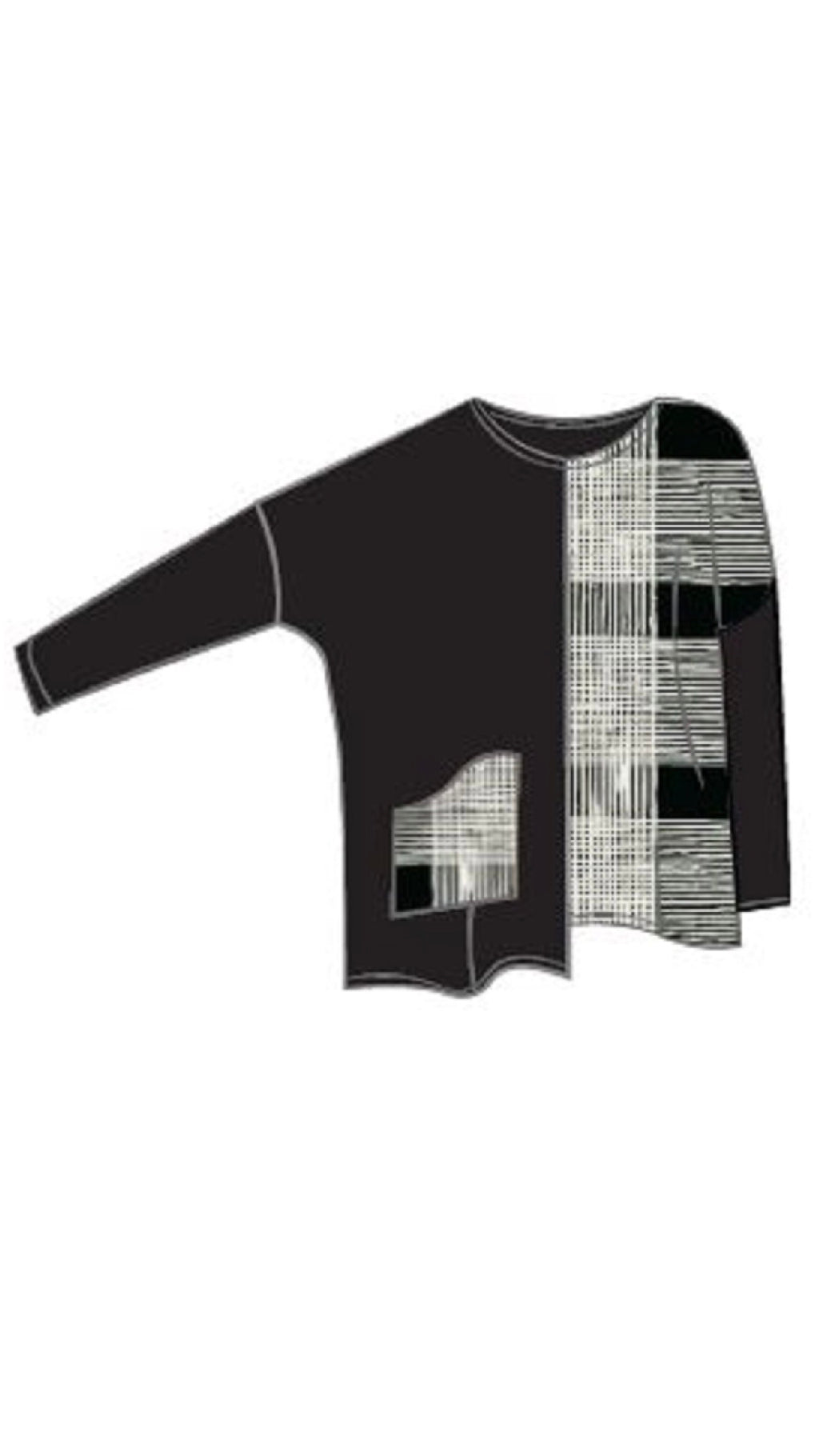 Etch Top, Long Sleeve