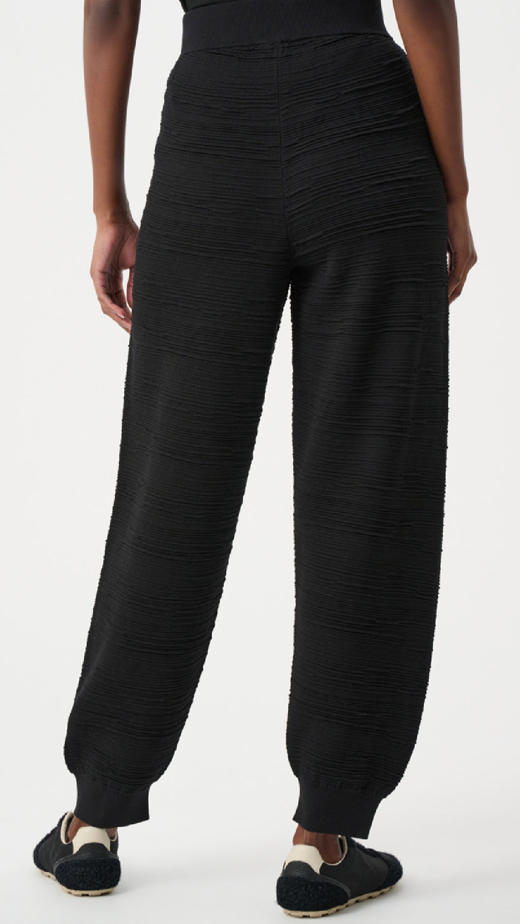 Joseph Ribkoff Sweater Knit Mock-Neck Cocoon Sweater And Pull-On Jogger Pants