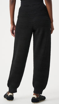 Joseph Ribkoff Sweater Knit Mock-Neck Cocoon Sweater And Pull-On Jogger Pants