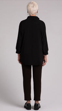 Funnel Neck Pullover W/ Kangaroo PKT, Fleece Back Jersey (Sale)