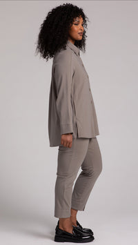 Hepburn Shacket, LT WT Ponte (Sale)