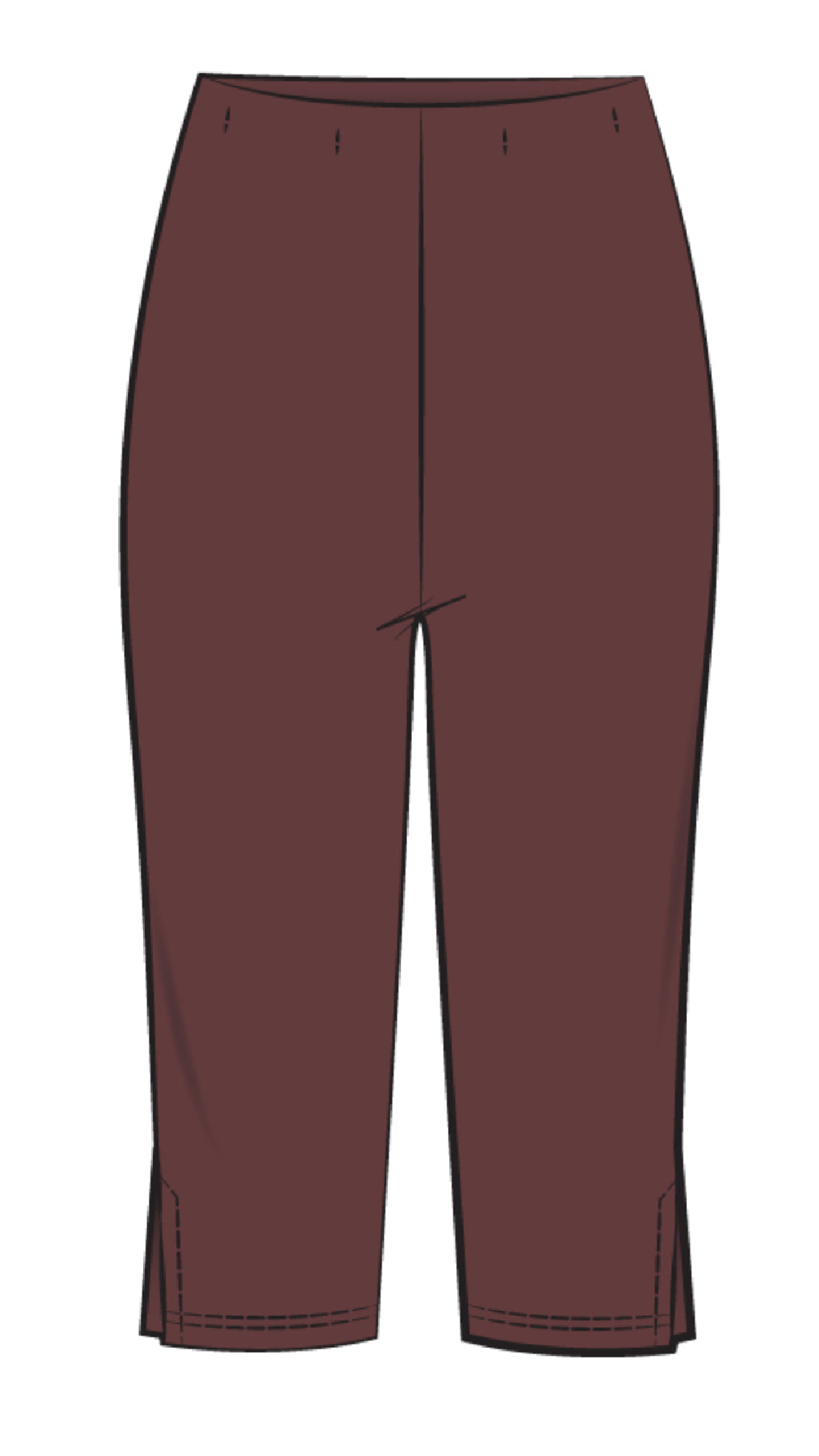 Narrow Pant Short
