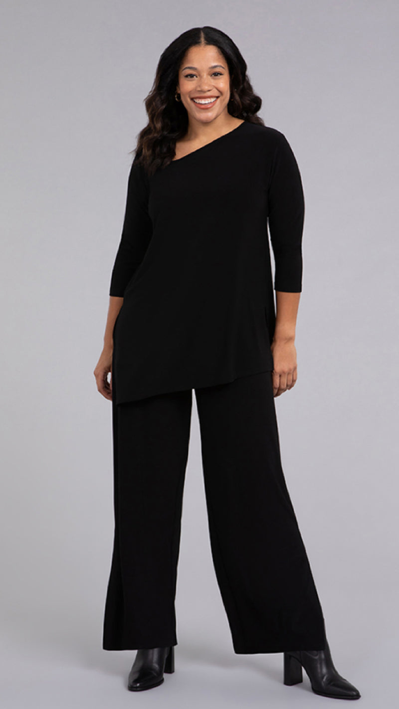 Angle Tunic, 3/4 Sleeve