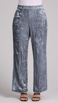 Straight Leg Pant, Crinkle Velvet (Sale)