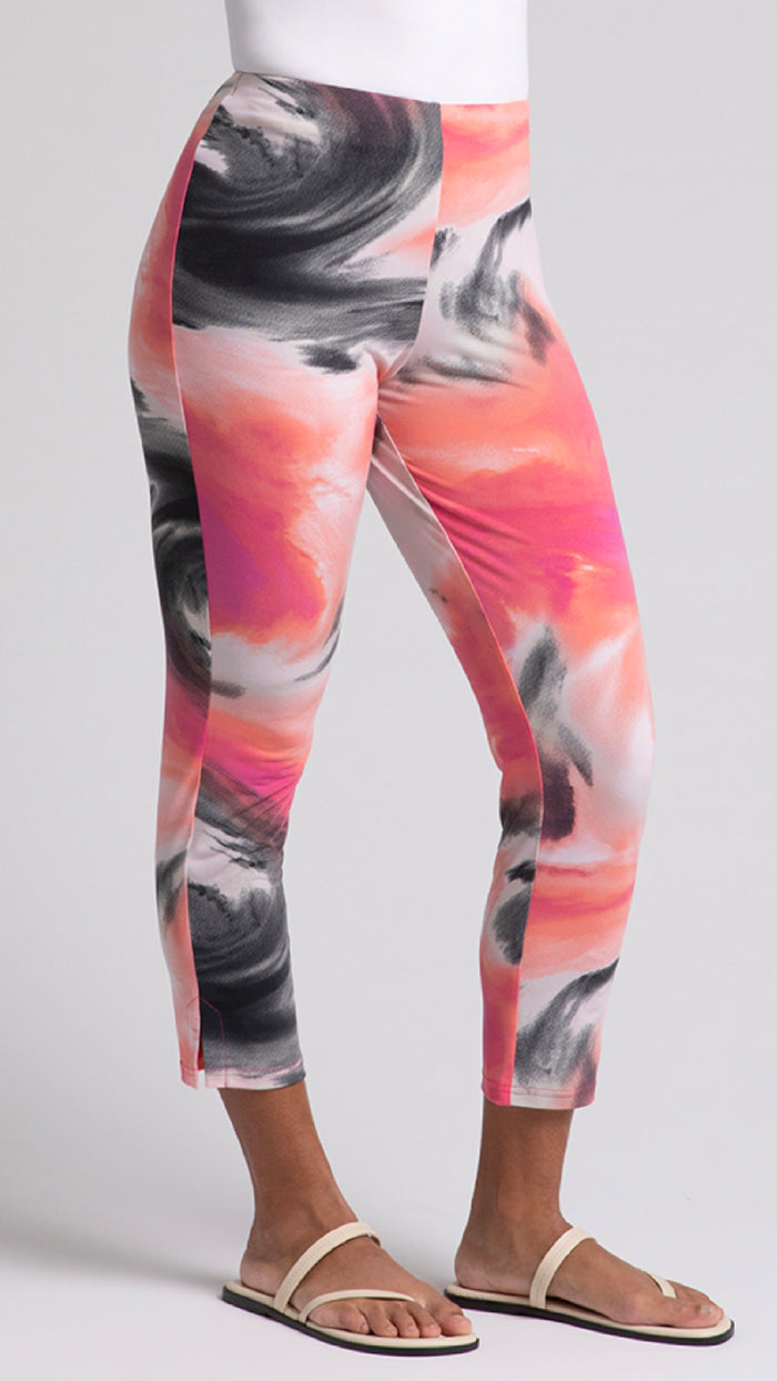 Narrow Pant Ankle-Marble Print (Sale)