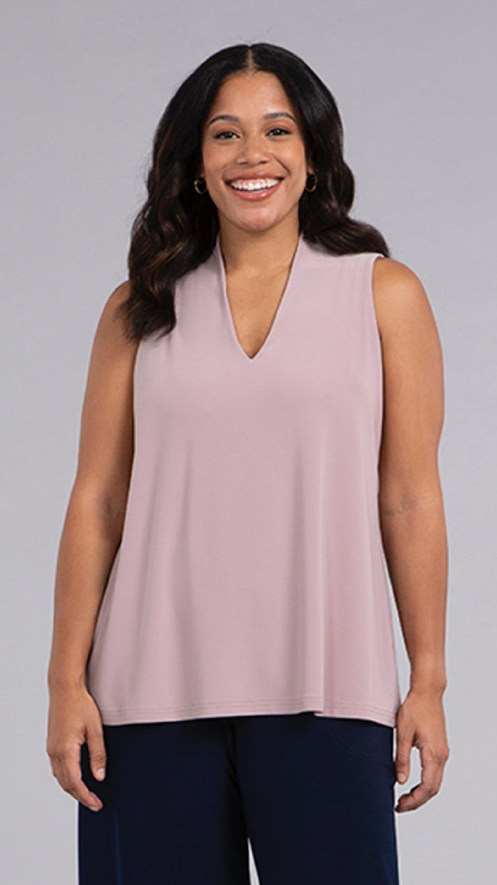 Deep V Trapeze Tank-Solid Colors (Sale)