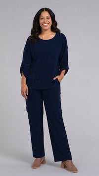 Safari Top, 3/4 Sleeve