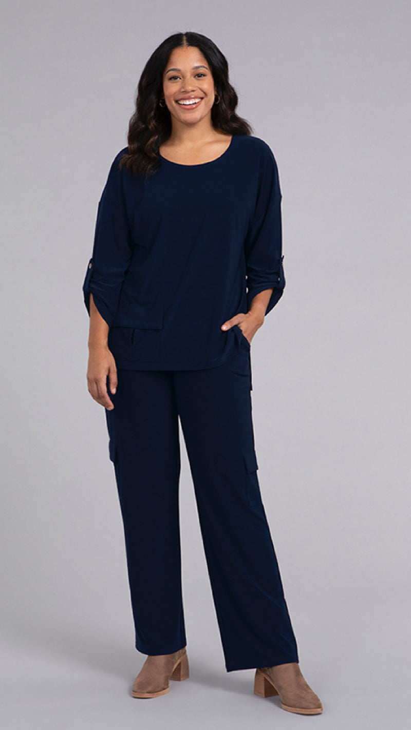 Safari Top, 3/4 Sleeve