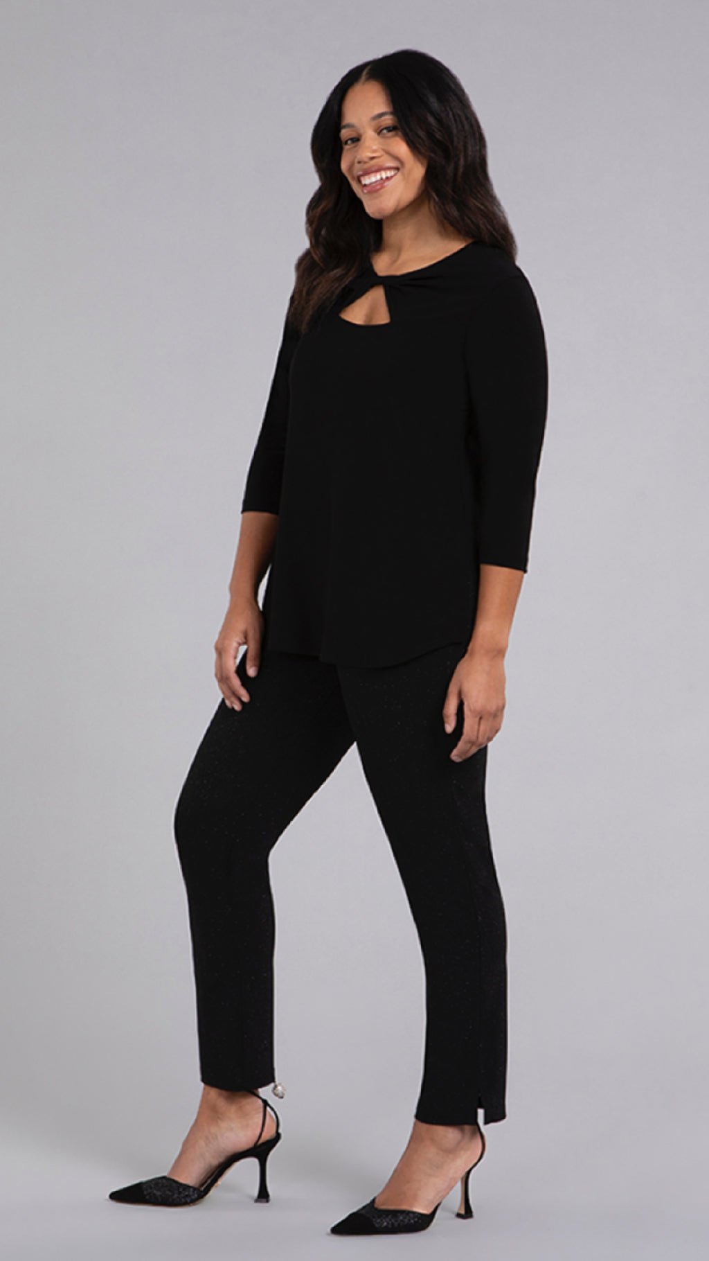 Twist Top, 3/4 Sleeve (Sale)