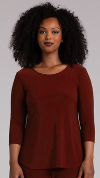 Go To Classic T-Relax, 3/4 Sleeve-Solid Colours (Sale)