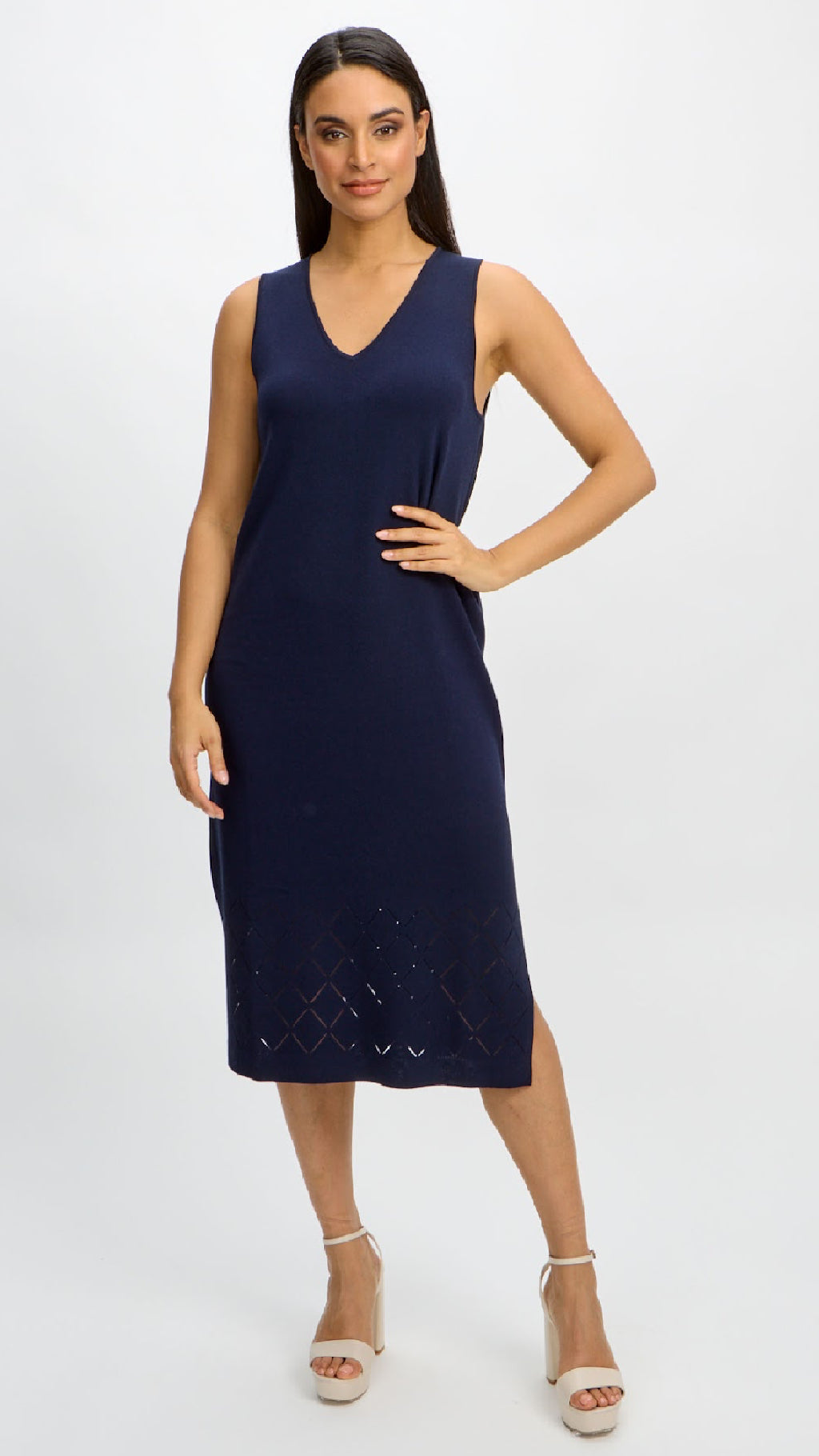 Sleeveless Mid-Length Dress