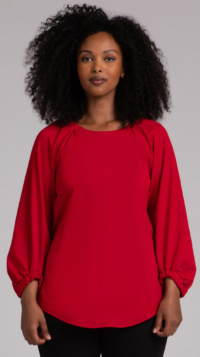 Move Pullover W/ Elastic Cuff, Fleece Back Jersey (Sale)